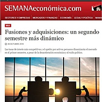 Fusiones y adquisiciones: un segundo semestre ms dinmico